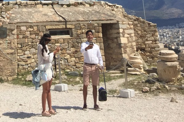 selfies-at-acropolis